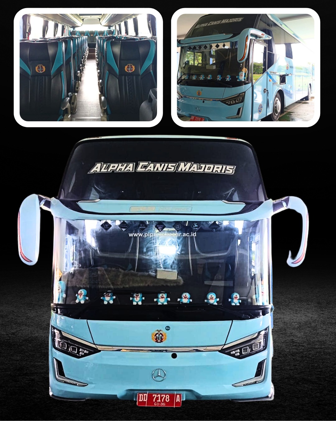 Sewa BUS  Marcedes 46 SEAT di Makassar - PIP Makassar